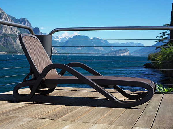 Шезлонг з підлокітниками Nardi Alfa Tortora Tortora-12