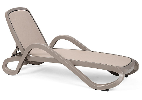 Шезлонг з підлокітниками Nardi Alfa Tortora Tortora-0