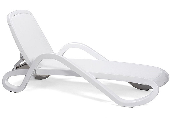 Шезлонг с подлокотниками Nardi Alfa Bianco Bianco-0