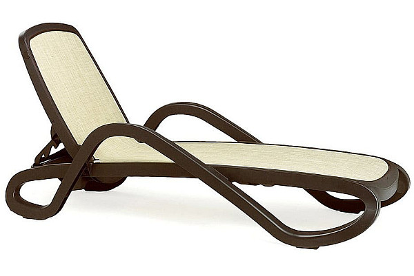 Шезлонг с подлокотниками Nardi Alfa Caffe Beige-0