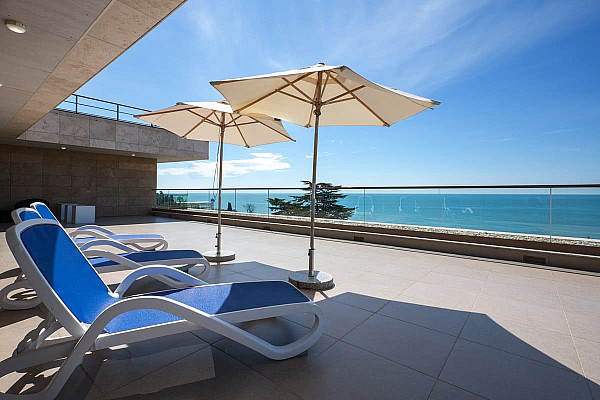 Шезлонг з підлокітниками Nardi Alfa Tortora Tortora-2