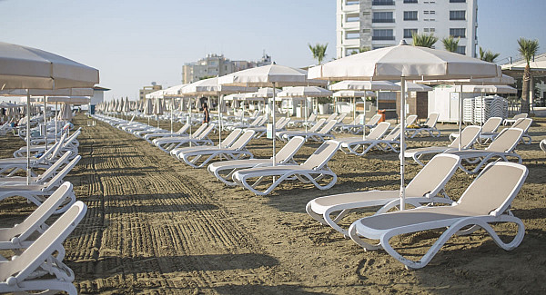 Шезлонг Nardi Omega Bianco Blu-1