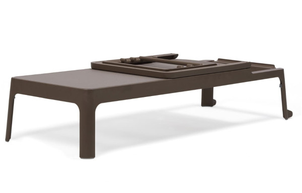 Вуличний шезлонг Nardi Plano Tabacco-Castagno-2
