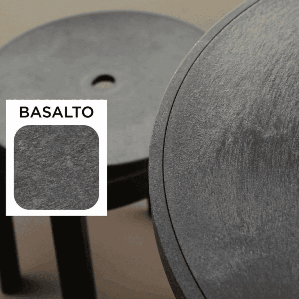 Барний пластиковий стілець Nardi Stack Maxi Basalto-2