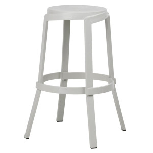 Барный пластиковый стул Nardi Stack Maxi Gesso