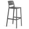 Барний пластиковий стілець Nardi Cassia Stool Basalto-0-thumb