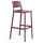 Барний пластиковий стілець Nardi Cassia Stool Borgogna