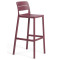 Барний пластиковий стілець Nardi Cassia Stool Borgogna-0-thumb