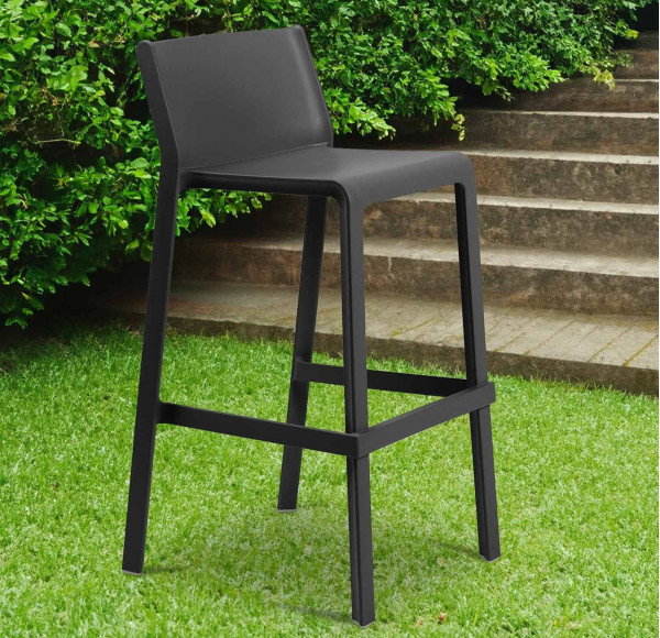 Барный стул NARDI Trill Stool Antracite-0