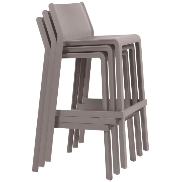 Барный стул NARDI Trill Stool Tortora-4