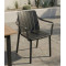 Пластиковый садовый стул Nardi Tiberina Armchair Antracite-1-thumb