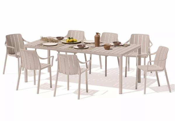 Пластиковый садовый стул Nardi Tiberina Armchair Corda-1