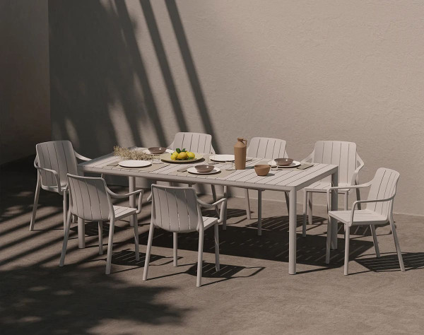 Пластиковый садовый стул Nardi Tiberina Armchair Corda-9