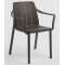 Пластиковий садовий стілець Nardi Tiberina Armchair Terra-0-thumb
