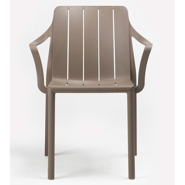 Пластиковый садовый стул Nardi Tiberina Armchair Tortora-1