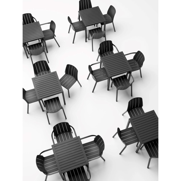 Пластиковый садовый стул Nardi Tiberina Armchair Corda-16