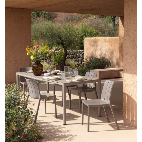 Пластиковый садовый стул Nardi Tiberina Bistrot Antracite-5
