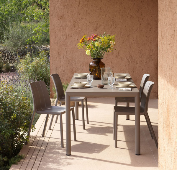 Пластиковый садовый стул Nardi Tiberina Bistrot Antracite-6