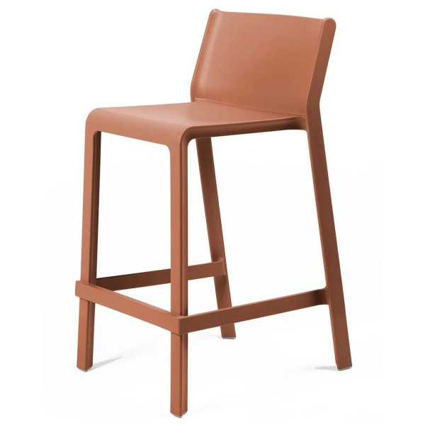 Полубарный стул NARDI Trill Stool Mini Mattone-1