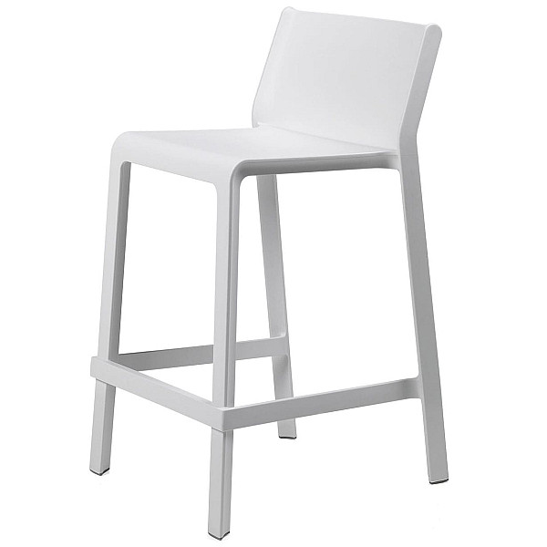 Напівбарний стілець NARDI Trill Stool Mini Bianco-2