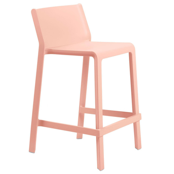 Полубарный стул NARDI Trill Stool Mini Rosa Bouquet-0
