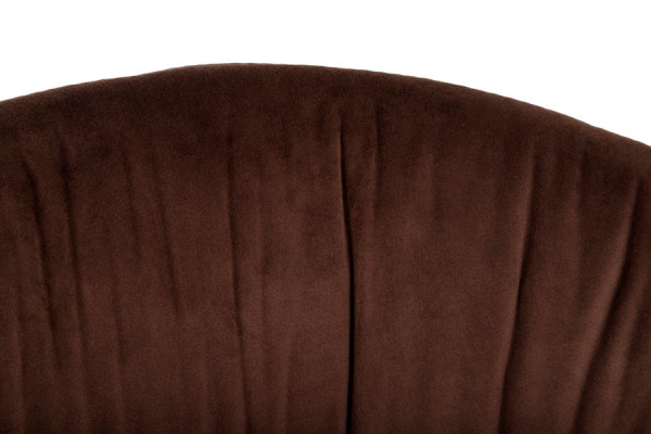 Барний стілець Nicolas ELBE Коричневий-3