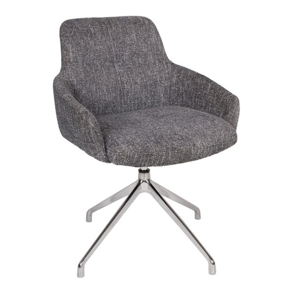 Крісло поворотне Nicolas Oliva Сірий-0