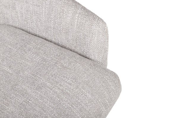 Крісло поворотне Nicolas Oliva Світло-сірий-3