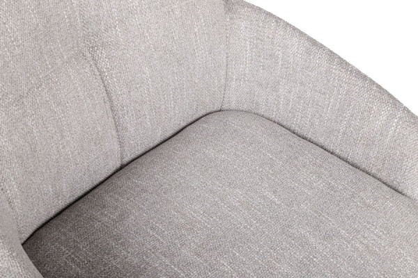 Крісло поворотне Nicolas Oliva Світло-сірий-5