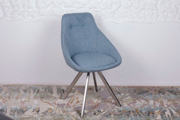 Стілець поворотний Nicolas TOLEDO Блакитний-2