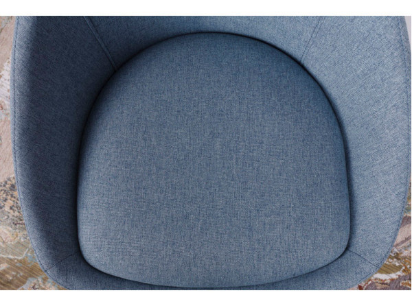 Стілець поворотний Nicolas TOLEDO Блакитний-5