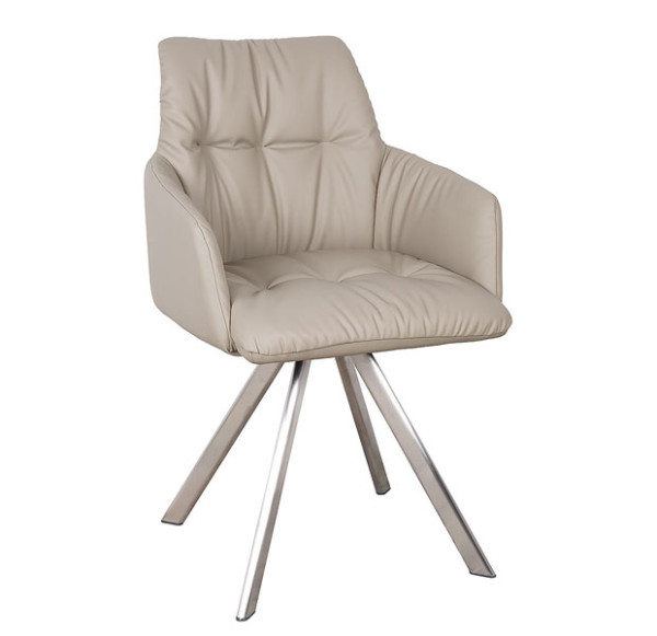 Кресло поворотное Nicolas LEON Бежевый-0