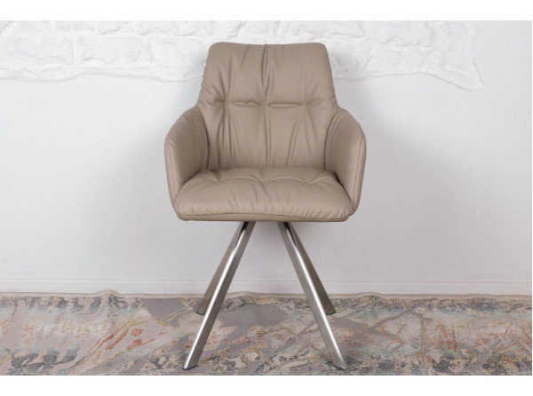 Кресло поворотное Nicolas LEON Бежевый-2