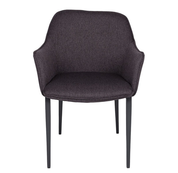 Кресло Nicolas MILTON Черный баклажан-1