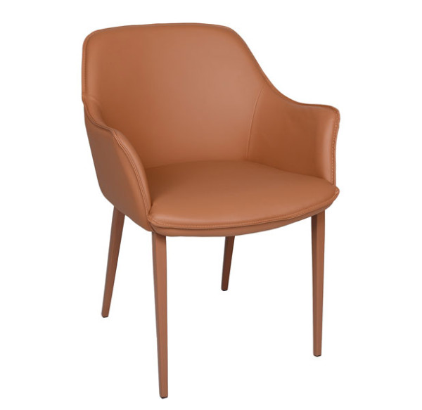 Крісло Nicolas MILTON Теракот екошкіра-0