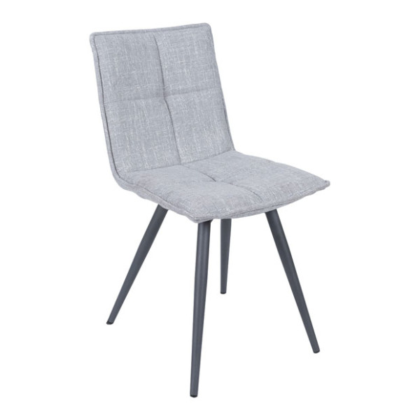 Стілець Nicolas MADRID Світло-сірий рогожка-0