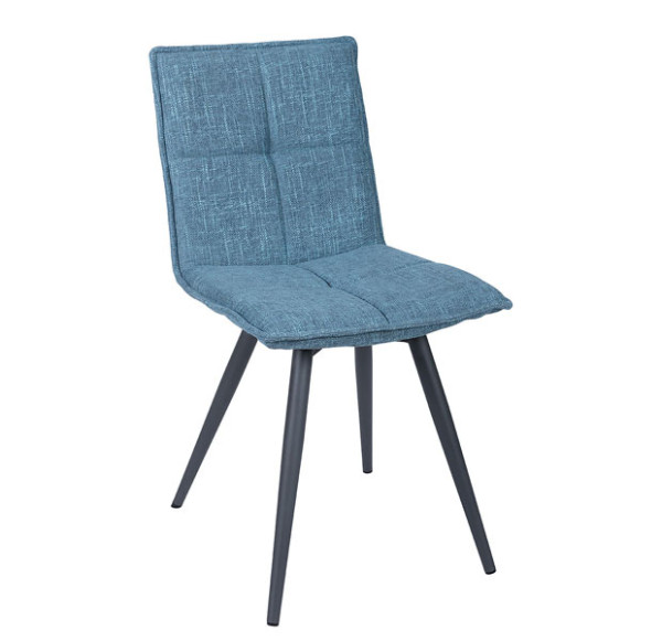 Стул Nicolas MADRID Темно-голубой рогожка-0
