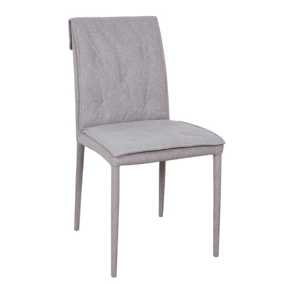 Стул Nicolas NAVARRA Светло-серый ткань-0
