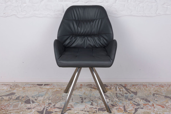 Стілець поворотний Nicolas TENERIFE Темно-сірий-1