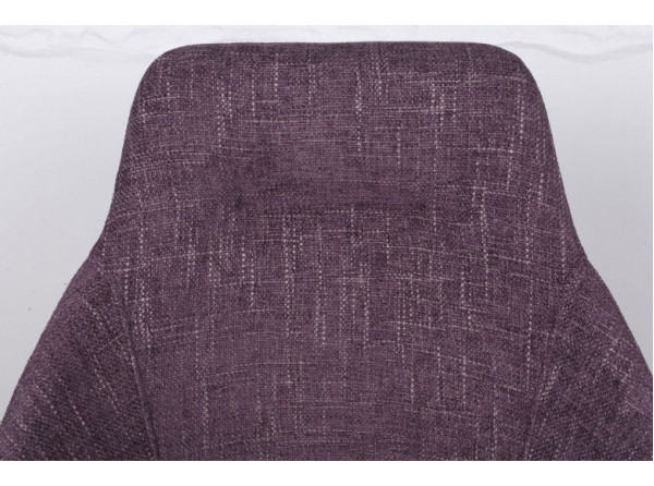 Стілець поворотний Nicolas TOLEDO Баклажан рогожка-4