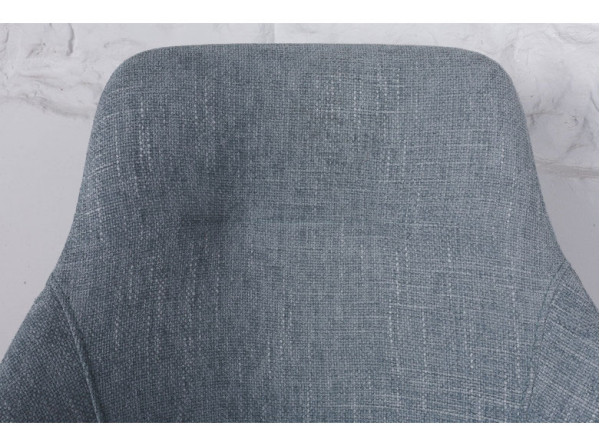 Стілець поворотний Nicolas TOLEDO Блідо-бірюзовий рогожка-4