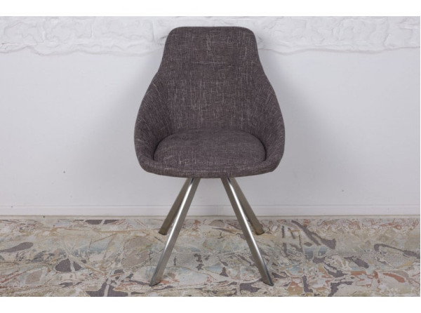 Стул поворотный Nicolas TOLEDO Кофе-мокко рогожка-2