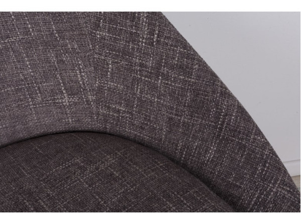 Стул поворотный Nicolas TOLEDO Кофе-мокко рогожка-4