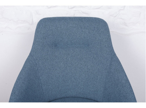 Стул поворотный Nicolas TOLEDO Синий-1