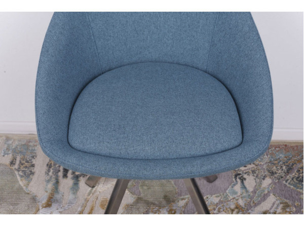 Стул поворотный Nicolas TOLEDO Синий-5