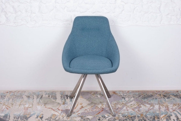 Стул поворотный Nicolas TOLEDO Синий-4