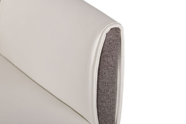 Крісло Nicolas TOSCANA Білий-сірий-2