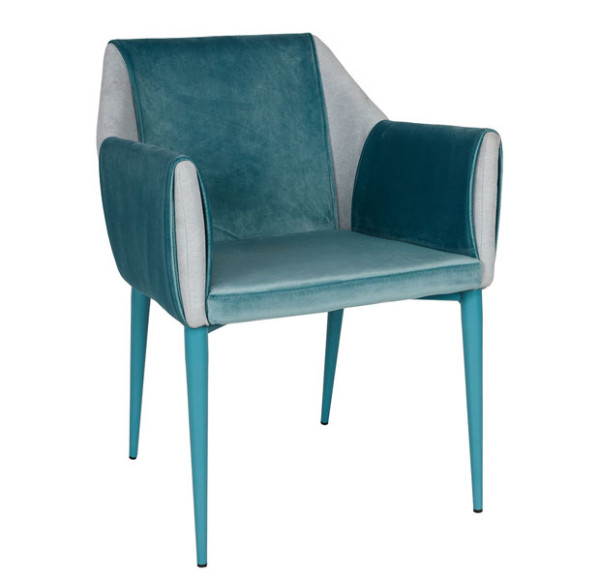 Кресло Nicolas TOSCANA Бирюза-серый-0