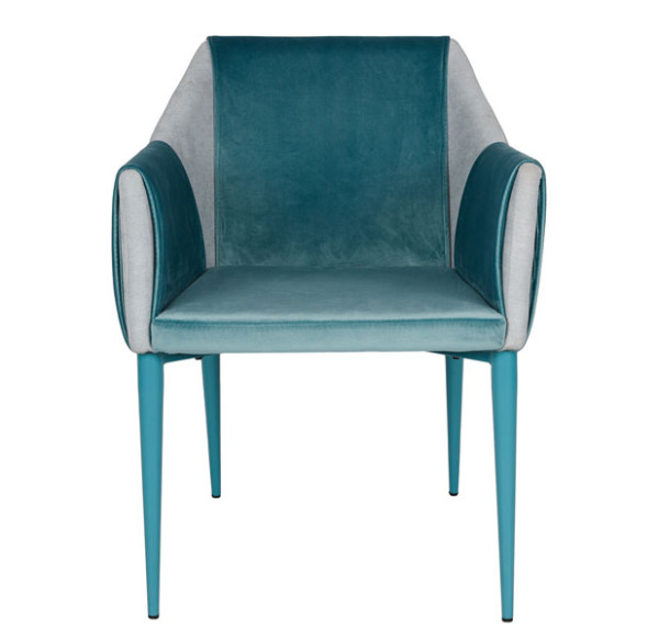 Кресло Nicolas TOSCANA Бирюза-серый-1