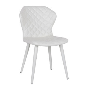 Стул Nicolas VALENCIA Белый экокожа 